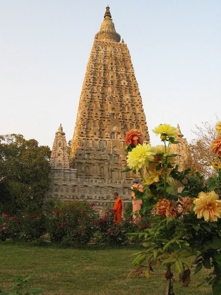 The central tower at the Bodhgaya Temple
