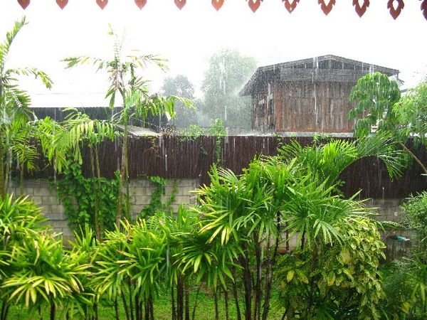 A Rainy Day from Our Porch in Pai