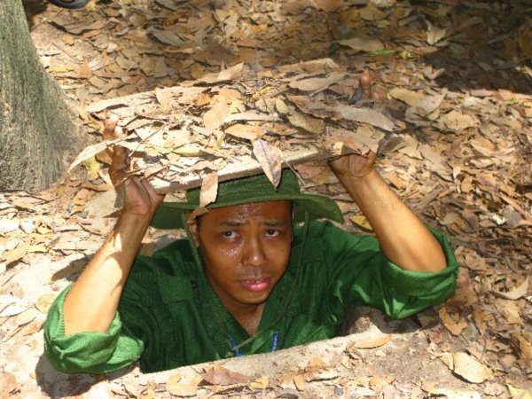 Entering the Cu-Chi Tunnels