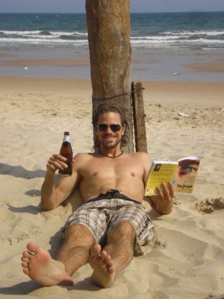 A Beer and a Book on the Beach ... Beautiful