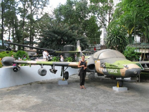 American Plane at War Remnants Museum in HCMC