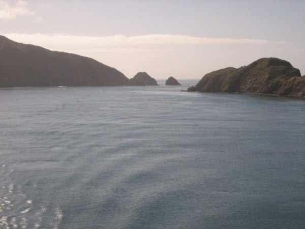 Marlborough Sounds coming inot the South Island from Wellington...simply breathtaking!