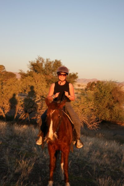 Horse riding at Desert Homestead