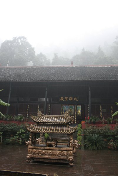 A temple on Mount Emei