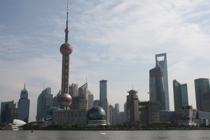 The Pudong skyline