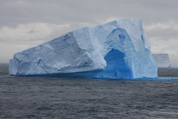 Just one of the amazing icebergs - it really was that blue!