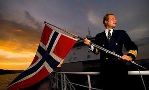 Dag flies the flag for Norway!