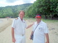 Capt Dag on the Komodo Beach