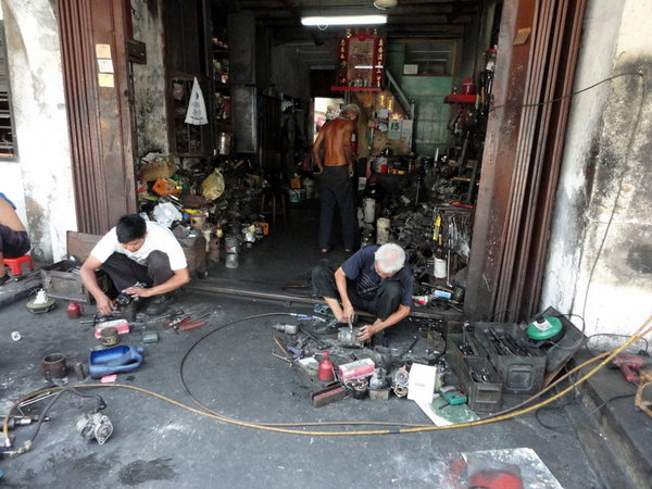 Ye Olde Motor Repair Shop in Penang