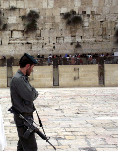 SOLDIER BY THE WAILING WALL