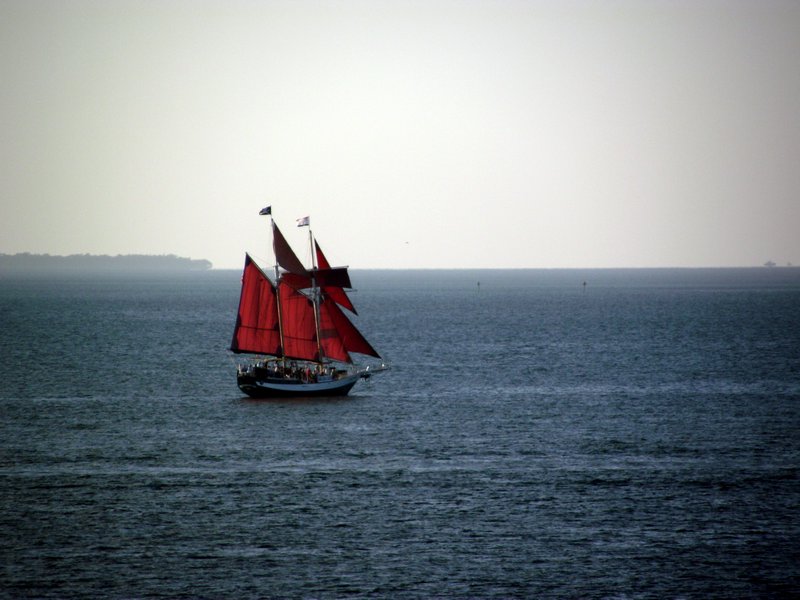 RED SAILS IN THE SUNSET