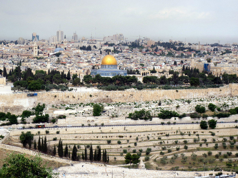 JERUSALEM FROM MOUNT OF OLIVES