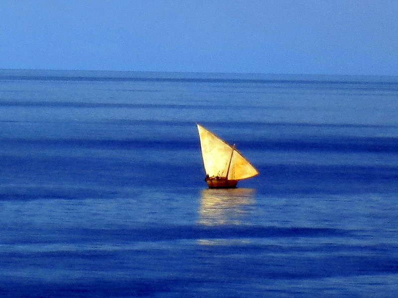 OCEAN  DHOW IN MADAGASCAR