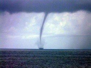 WATER SPOUT IN THE SOUTH PACIFIC