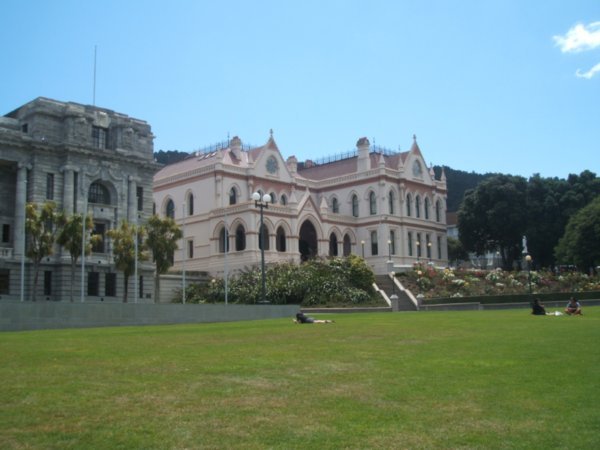 Wellington Parliament buildings