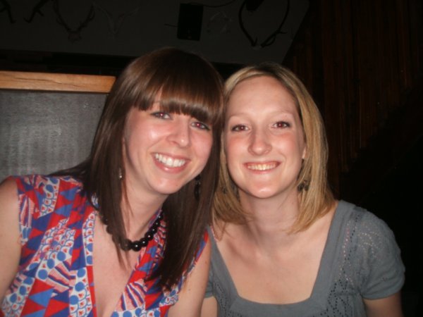 Amy and Fionnuala (with straight hair this time)