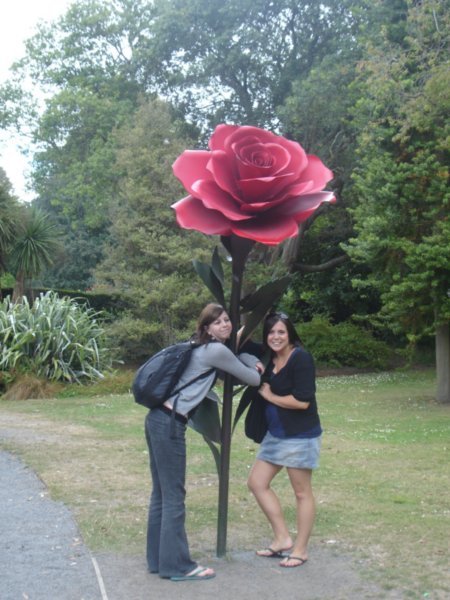 Me and Amy in Christchurch