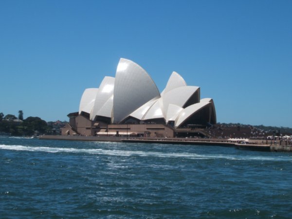 The Opera House from the ferry