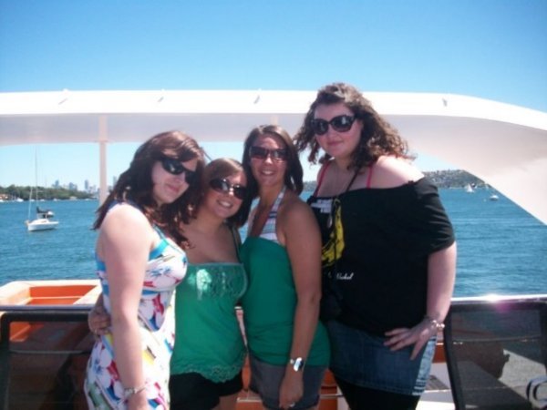 Us on the ferry to Watson Bay