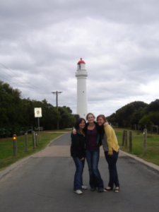 Us with the lighthouse
