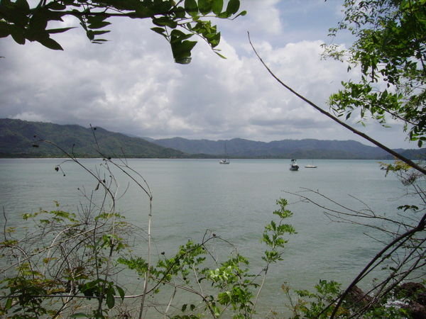 Anchored Boats in Bahia Ballena