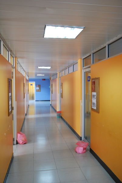 Deserted hall