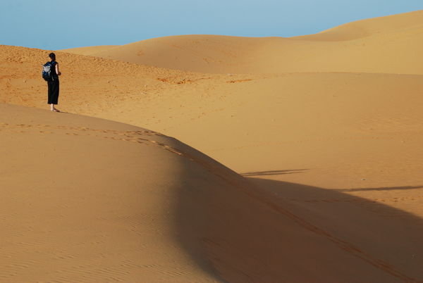 Red sand dunes