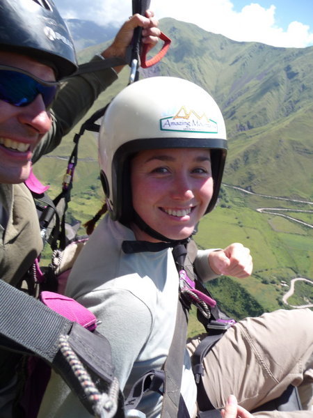 Paragliding with Gonzolo
