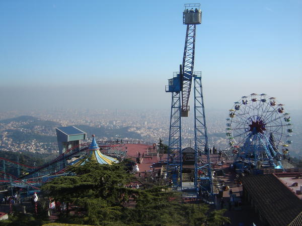 The view from Mt. Tibidabo