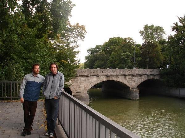 Paul & Aaron at the Isar River