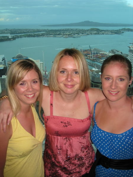 Hannah, Angela & Hayley at The Sky Tower