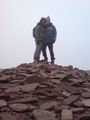 Lav and Steve at the top of Pen y Fan
