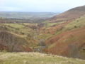 Views towards the valley of Cwm Llwch