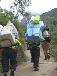 Porters, Inca Trail, Peru
