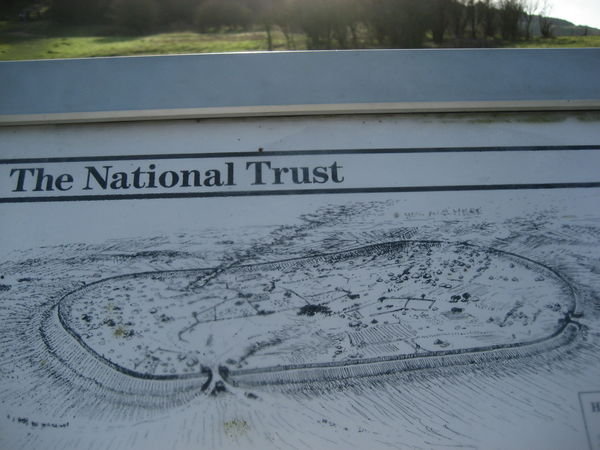 Drawing of Cissbury Ring, Sussex