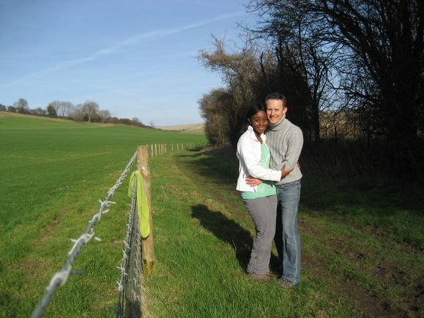 Lav and Steve, cherishing the moment. Stump Bottom, Sussex 