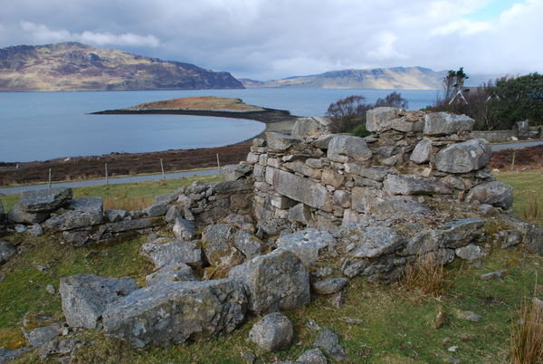 Abandoned house dating back to Highland Clearances. Isle of Raasay