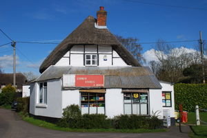 Pretty local village shop. King's Somborne, Hampshire