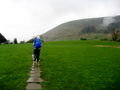 Lav strides off into the unknown... Edale Valley, Derbyshire