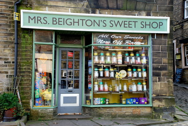 Cute sweetshop...with all the old favourites! Haworth, Yorkshire
