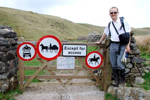 No horse and carriage? At least we are walkers! Ling Gill, Yorkshire Dales