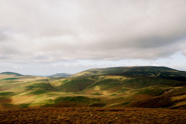 Views towards the beautiful Cheviots. Pennine Way, Northumberland