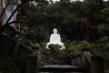 Der weiße Buddha - der einzige helle Schein an diesem Tag