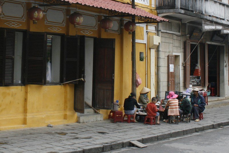 Frühstücksrunde in Vietnam