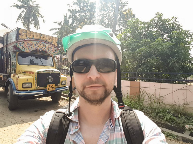 11 Auf Fahrradtour durch Cochin