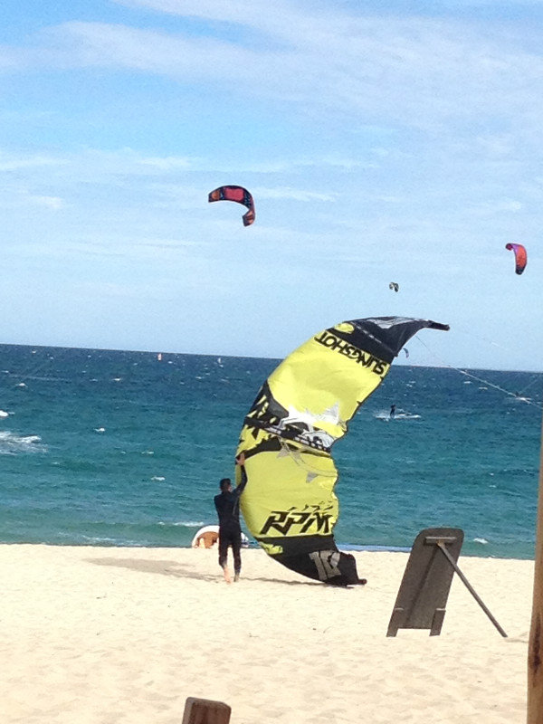 Champion Kite surfing beach  35 kites