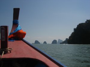 View from the longboat, Phanga Nga