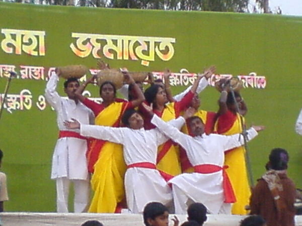 Jana Sanskriti on stage