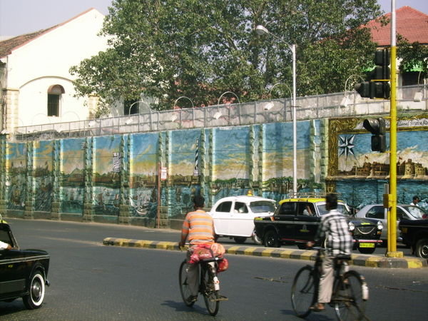 City centre mural