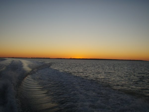 Sunrise over Bald Head Island